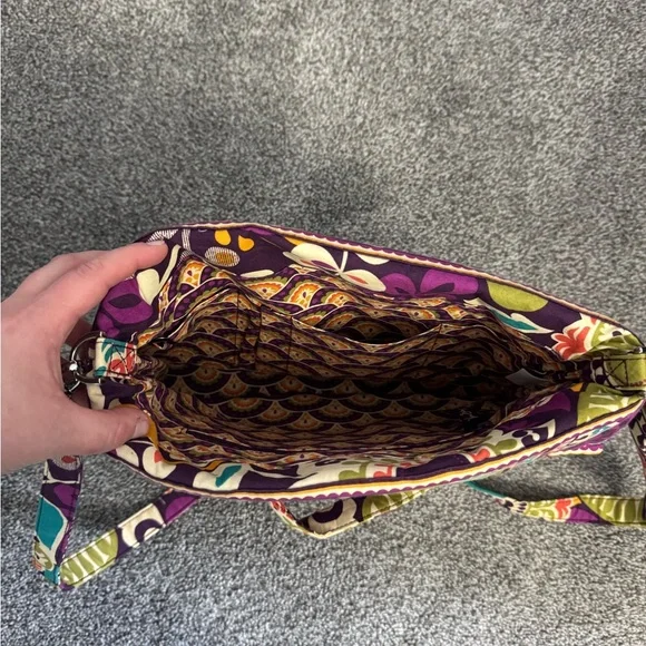 Very Bradley Plum Crazy Cross Body Bag - Picture 4 of 6